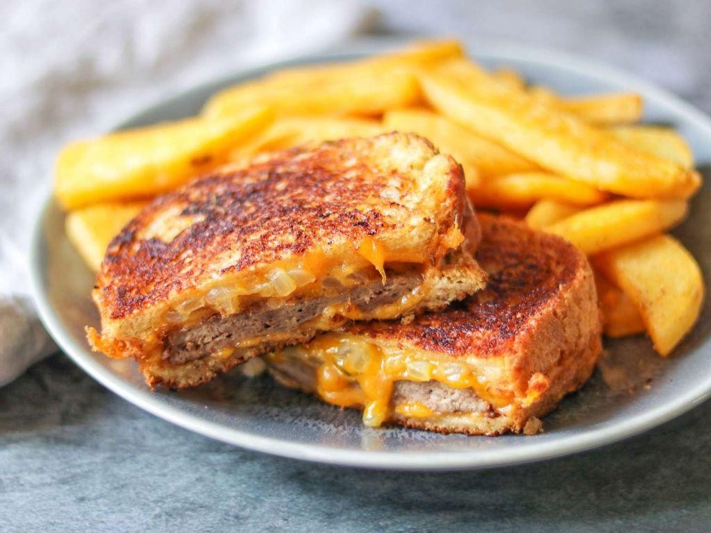 Traditional Patty Melt Sandwich