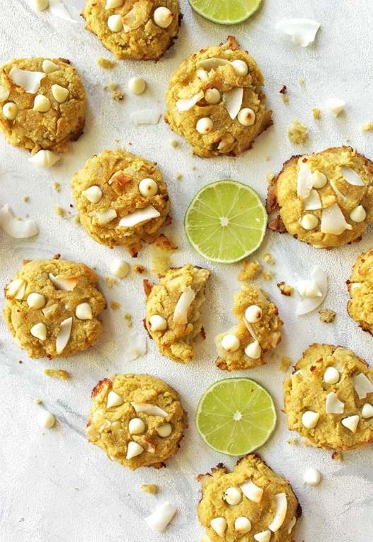 Tropical Coconut Lime Fat-Free Cookies