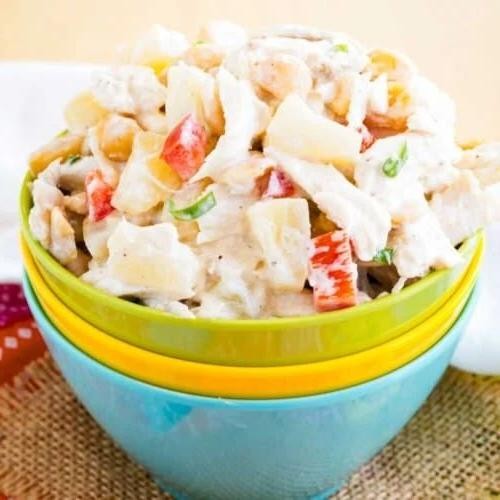 Tropical Pineapple Canned Chicken Salad