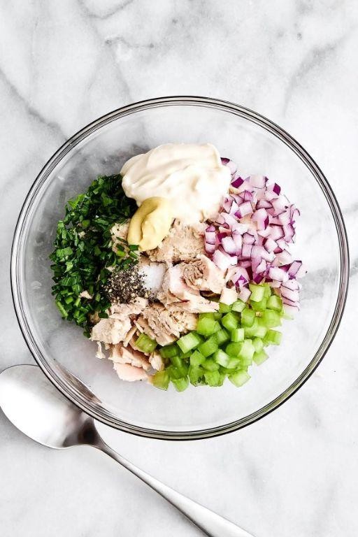 Tuna Salad Celery Nibbles