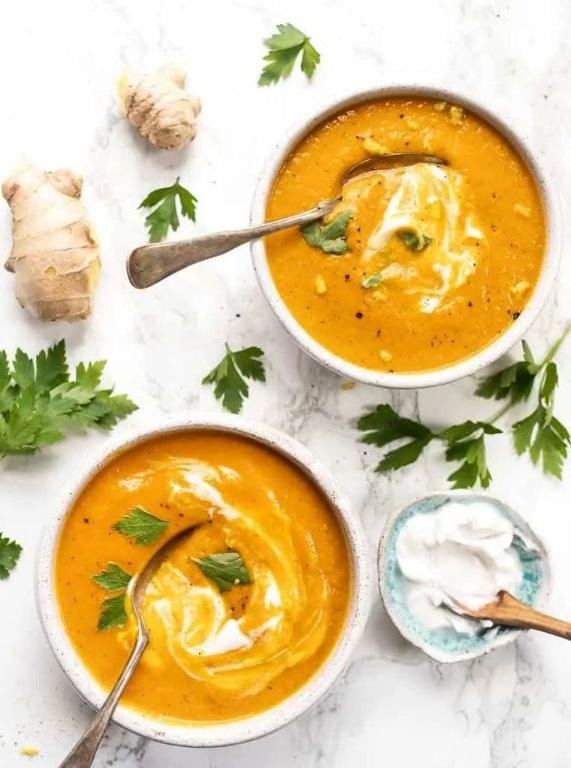Turmeric Ginger Carrot Soup