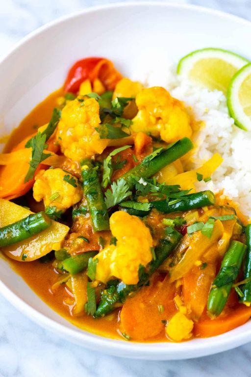 Turmeric Paste Vegetable Curry