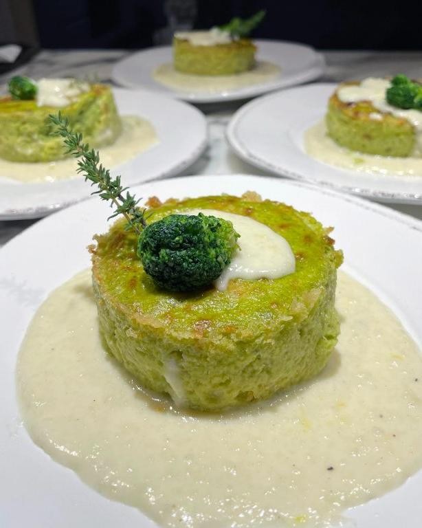 Tuscan Broccoli Cake with Pecorino