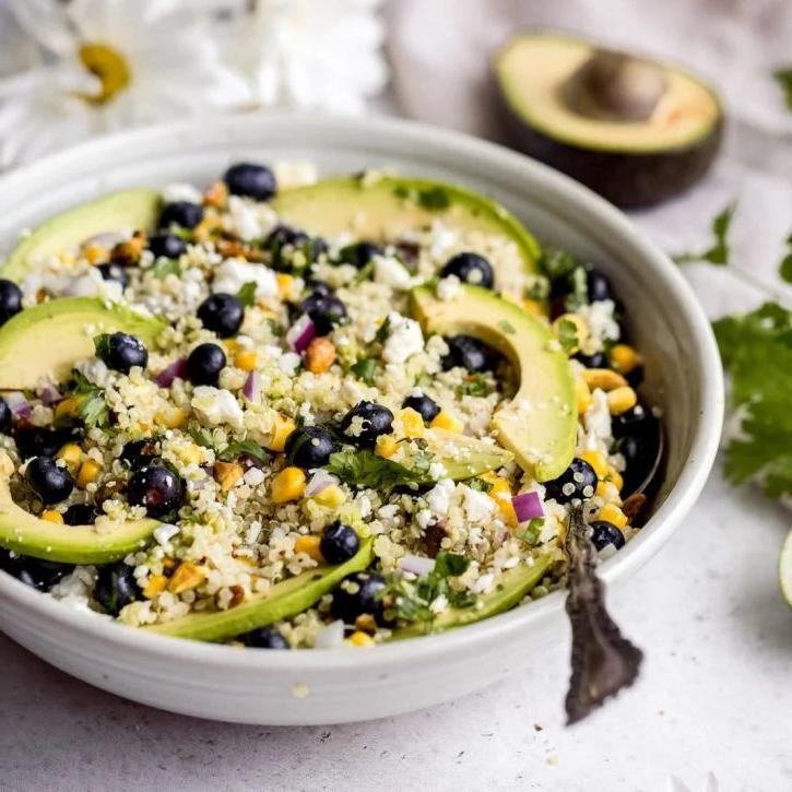 Vegan Blueberry Quinoa Salad