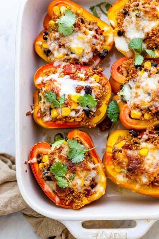 Vegetable and Quinoa Stuffed Peppers