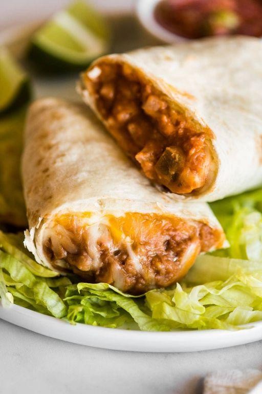 Vegetarian Bean and Cheese Burrito