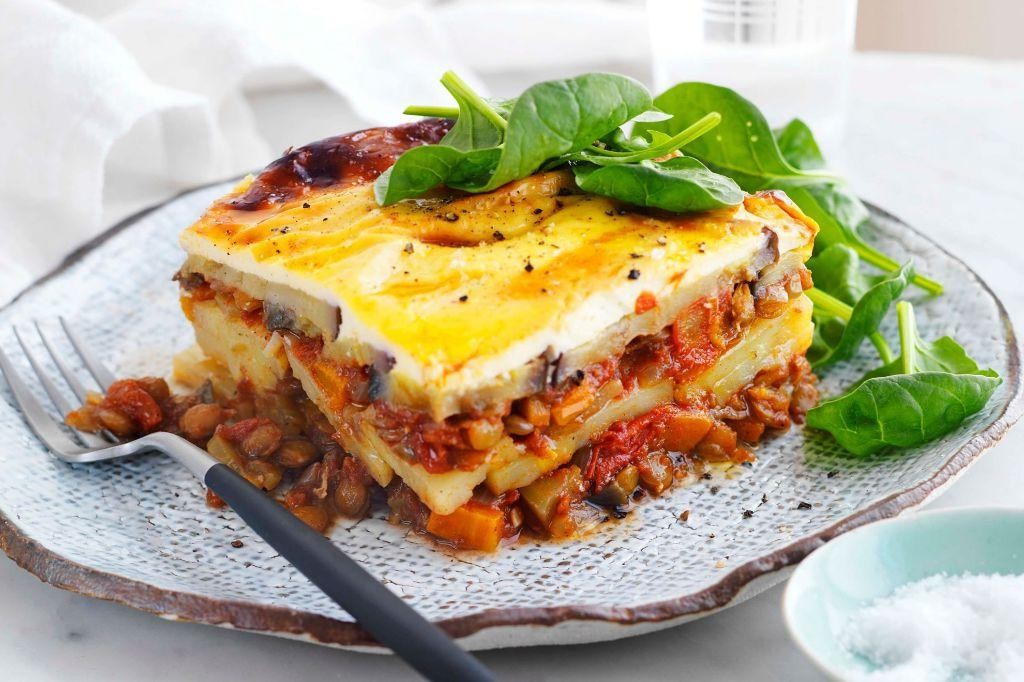 Vegetarian Lentil Moussaka
