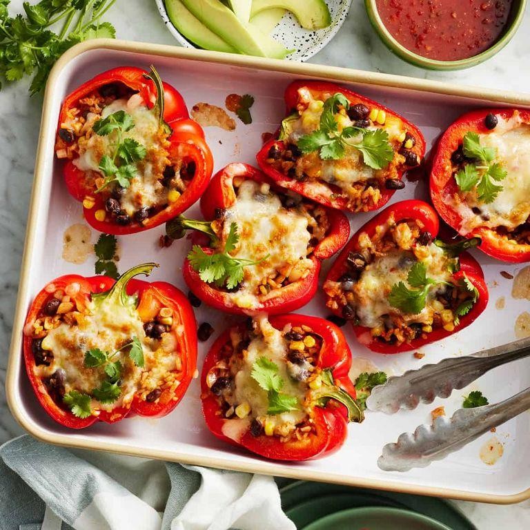 Vegetarian Stuffed Bell Peppers