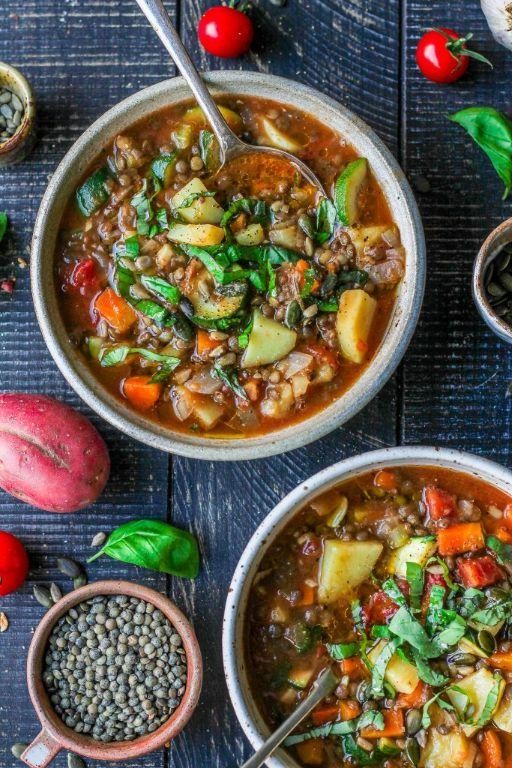 Veggie-Packed Lentil Soup