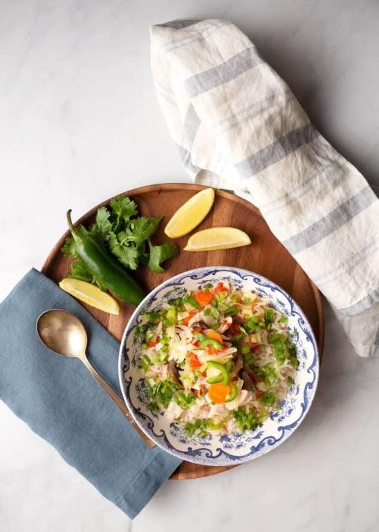 Vietnamese Lemongrass Chicken Soup