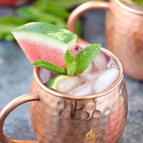 Watermelon Basil Mexican Mule