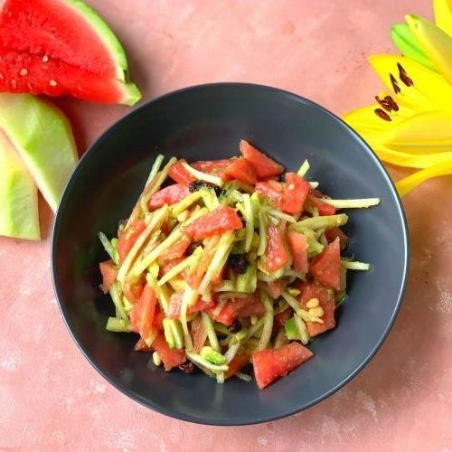 Watermelon Rind Salad