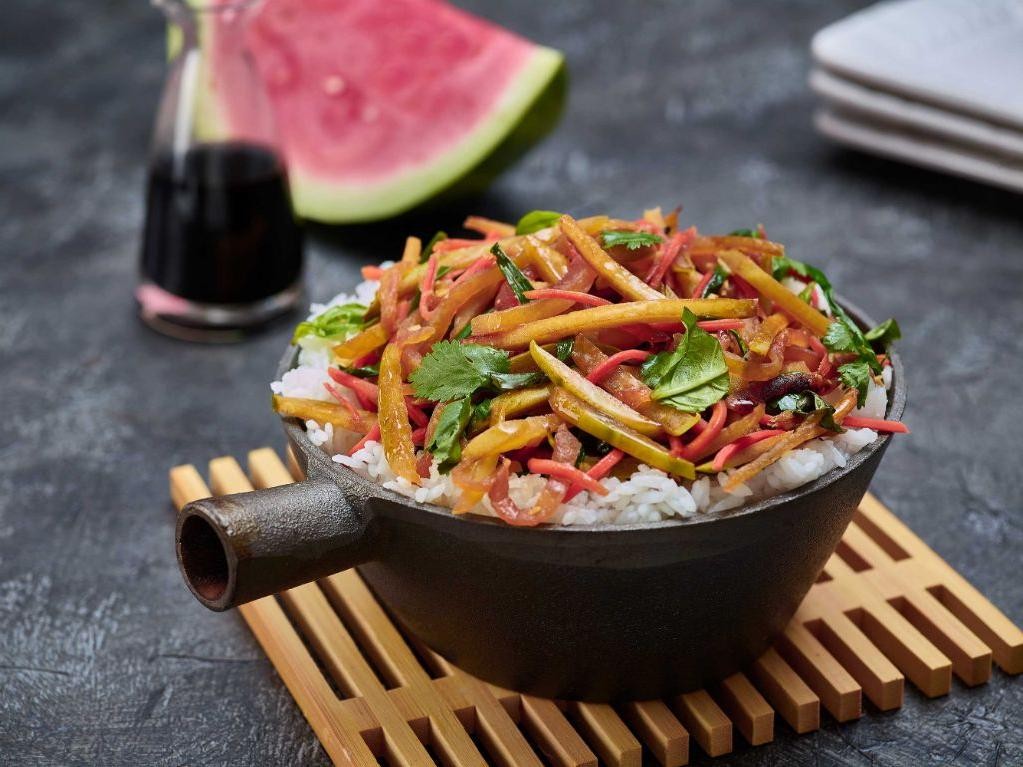 Watermelon Rind Stir Fry