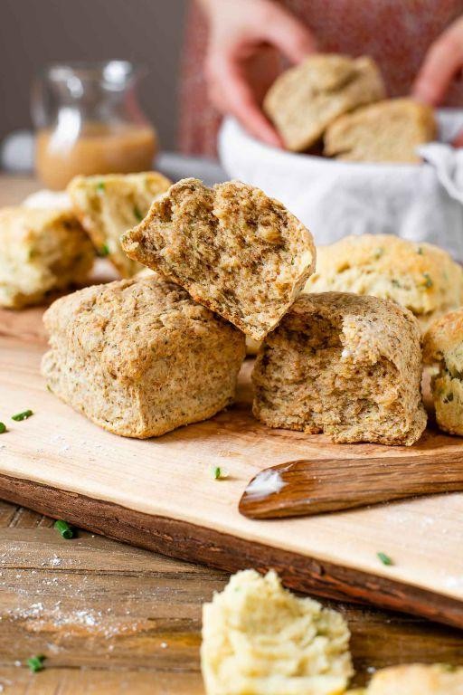 Whole Grain Vegan Biscuits