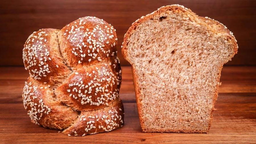 Whole Wheat Brioche Loaf