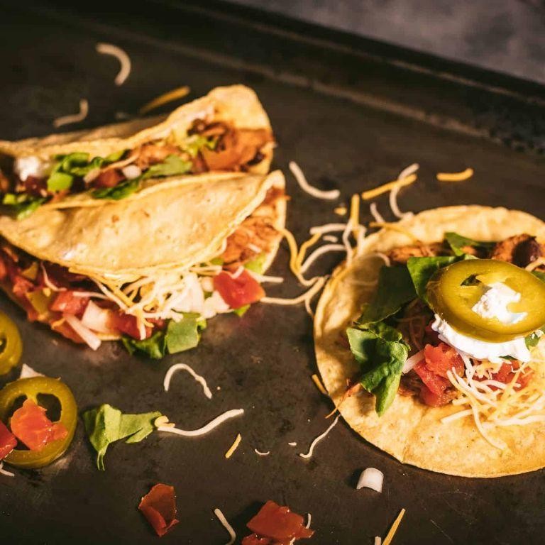 Wild Rabbit Tacos with Pickled Onions