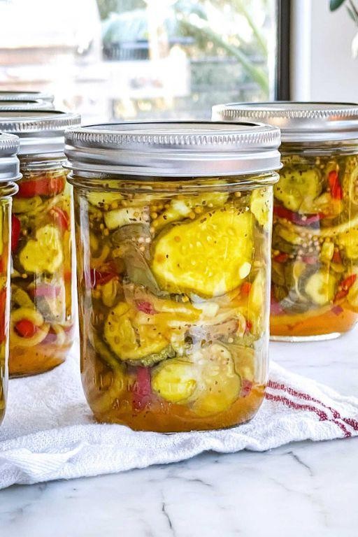 Zesty Bread and Butter Pickles