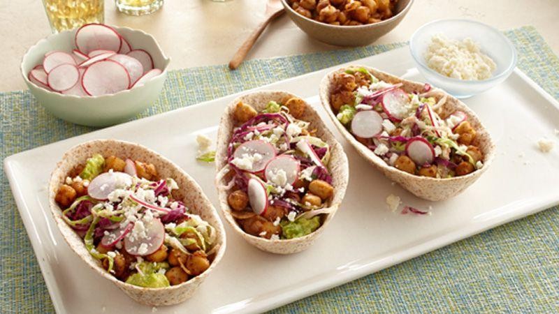 Zesty Chickpea and Tuna Tacos