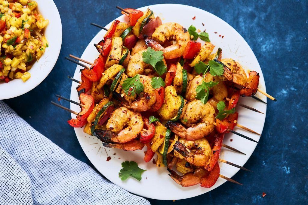 Zesty Chili Powder Shrimp Skewers