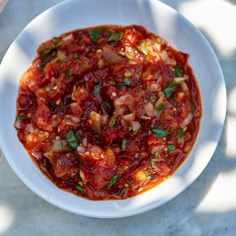 Zesty Grilled Onion and Tomato Salsa