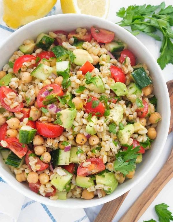 Zesty Lemon Barley Salad