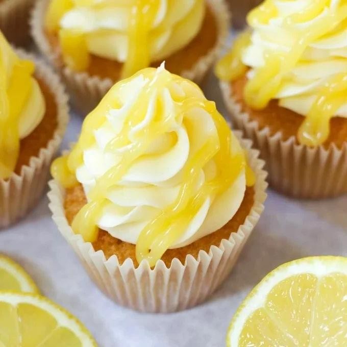 Zesty Lemon Drizzle Cupcakes