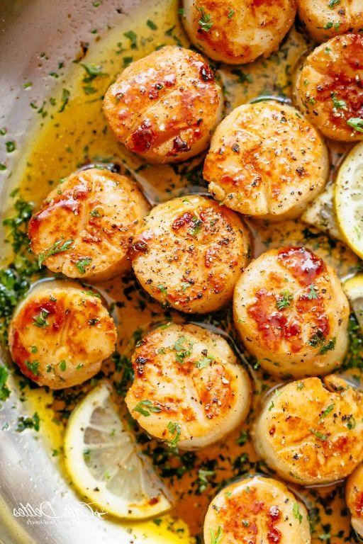 Zesty Lemon Garlic Butter Scallops
