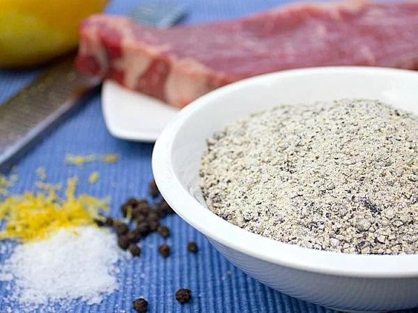 Zesty Lemon Herb Dry Rub for Steak