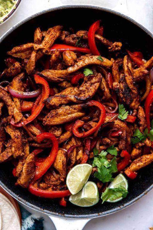 Zesty Lime Chicken Fajitas