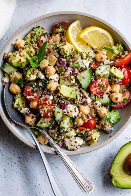 Zesty Quinoa Salad with Avocado