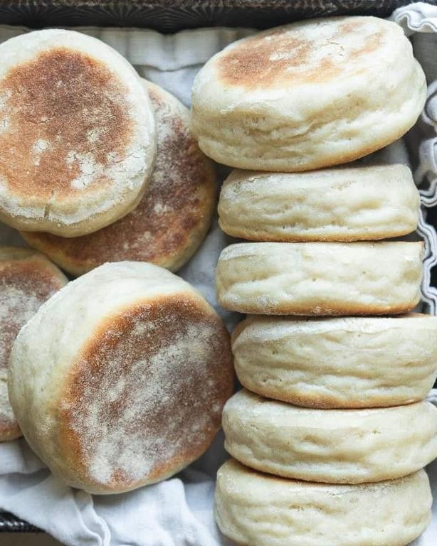 Zippy Sourdough Discard English Muffins