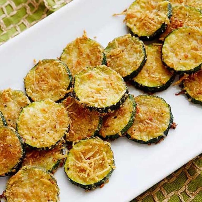 Zucchini Parmesan Crisps