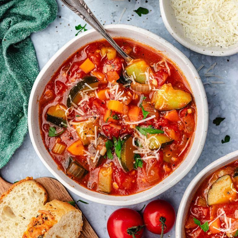 Zucchini and Tomato Soup